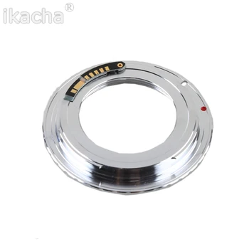 

1Pcs Brass AF Confirm Chip M42 Lens to for Canon EOS Mount Adapter 60D 50D 40D 600D 550D 500D Silver