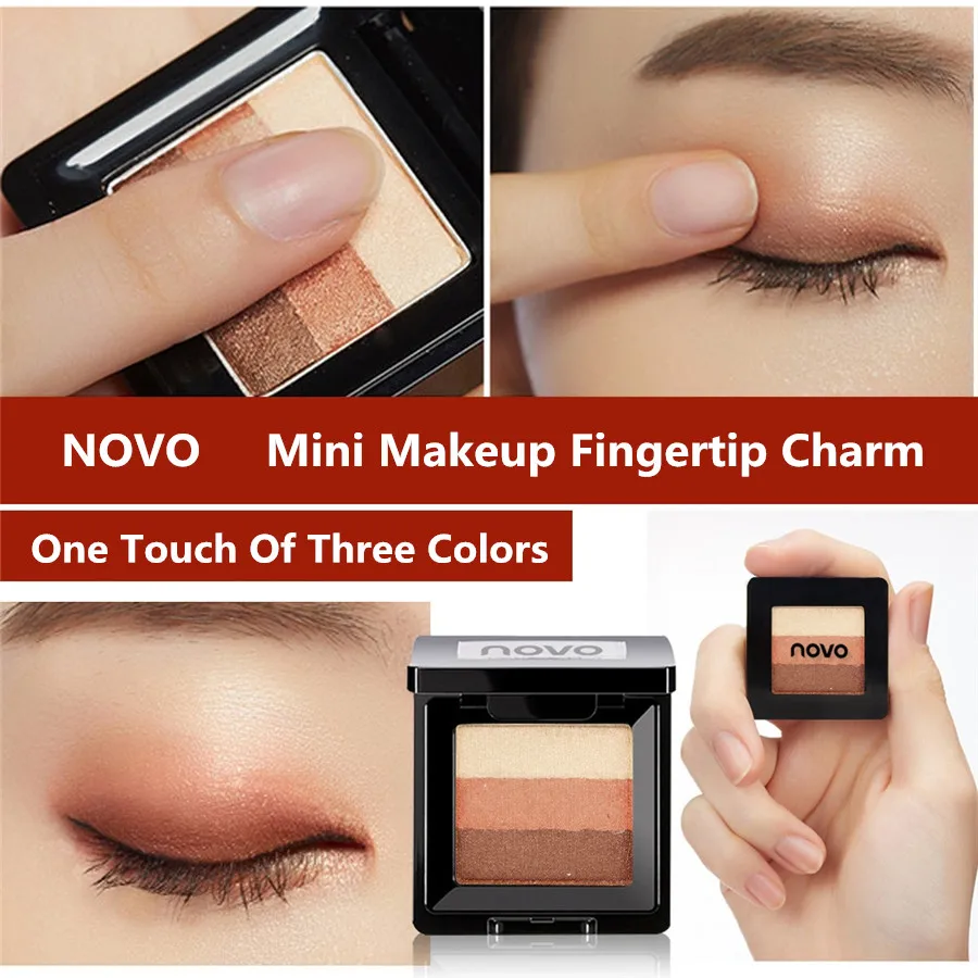 

NOVO Gitter Matte Lazy Eye Shadow Palette Travel Size Shimmer Radiant Gradient Eye Makeup Nude Color Makeup Decorative Cosmetic