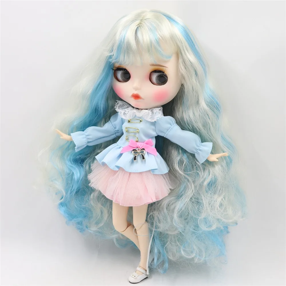 Josie – Premium Custom Neo Blythe Doll with Multi-Color Hair, White Skin & Matte Pouty Face 2