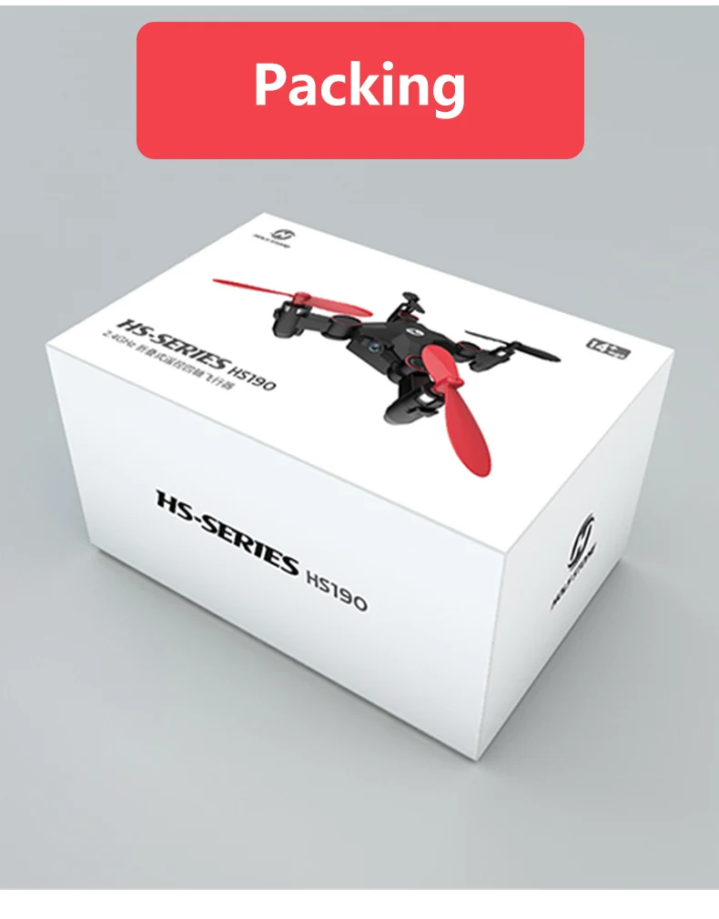 Святой камень HS190 мини Drone Quadcopter квадрокоптер Headless режим гонки Дрон складной карманный Вертолет игрушки подарки для начинающих
