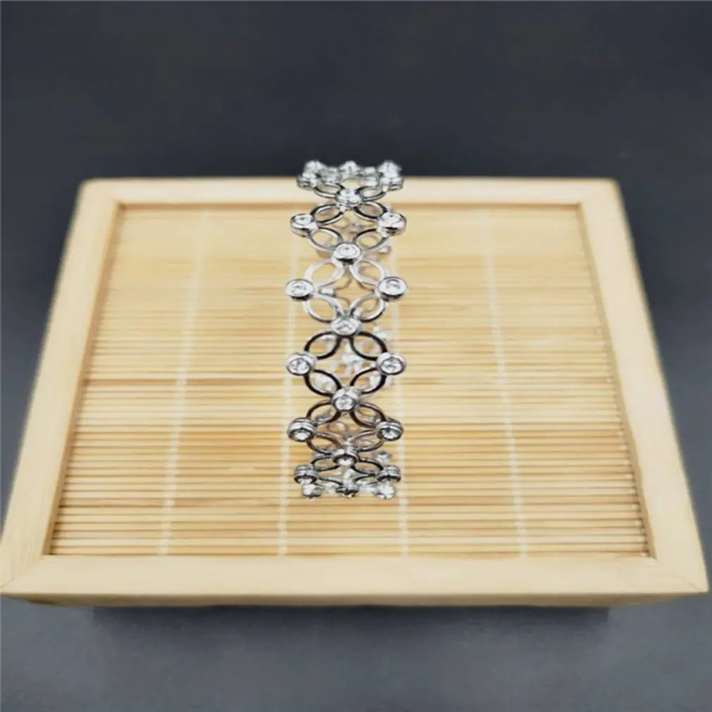 Magic 2-in-1 Folding Retractable Ring Bracelet 925 Silver Bracelet Telescopic Rings Change Bracelets - Окраска металла: 4