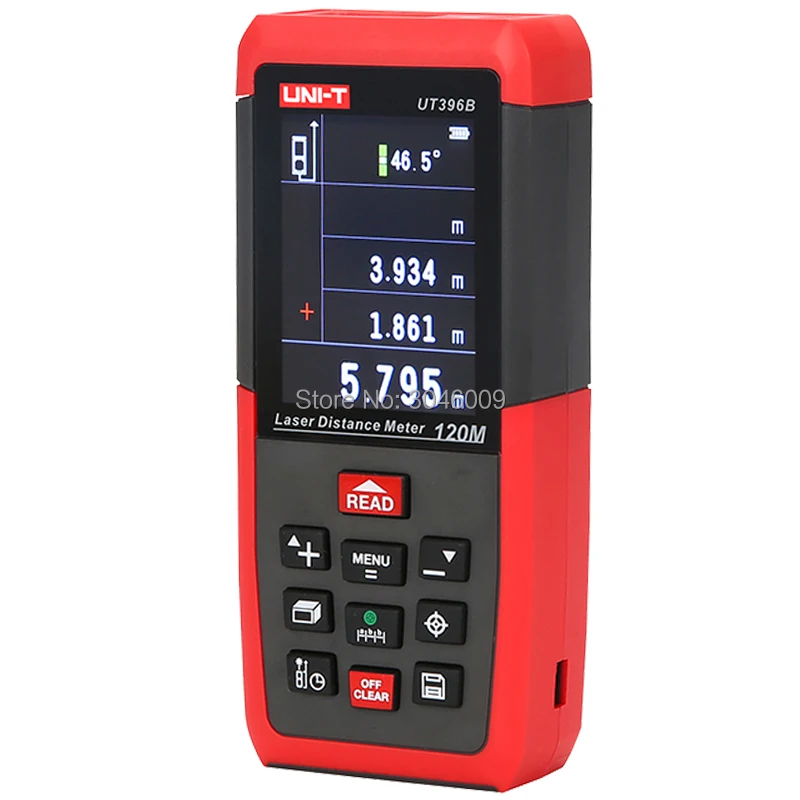  UNI-T UT396B 120M professional color laser range finder electronic level data storage camera auxili