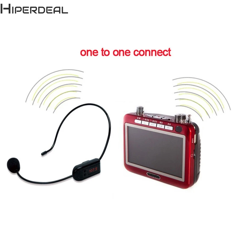 

HIPERDEAL Factory Price Radio FM Wireless Headset Microphone Handsfree Megaphone Mic For Speaker Microfone Bm800 H15 HW