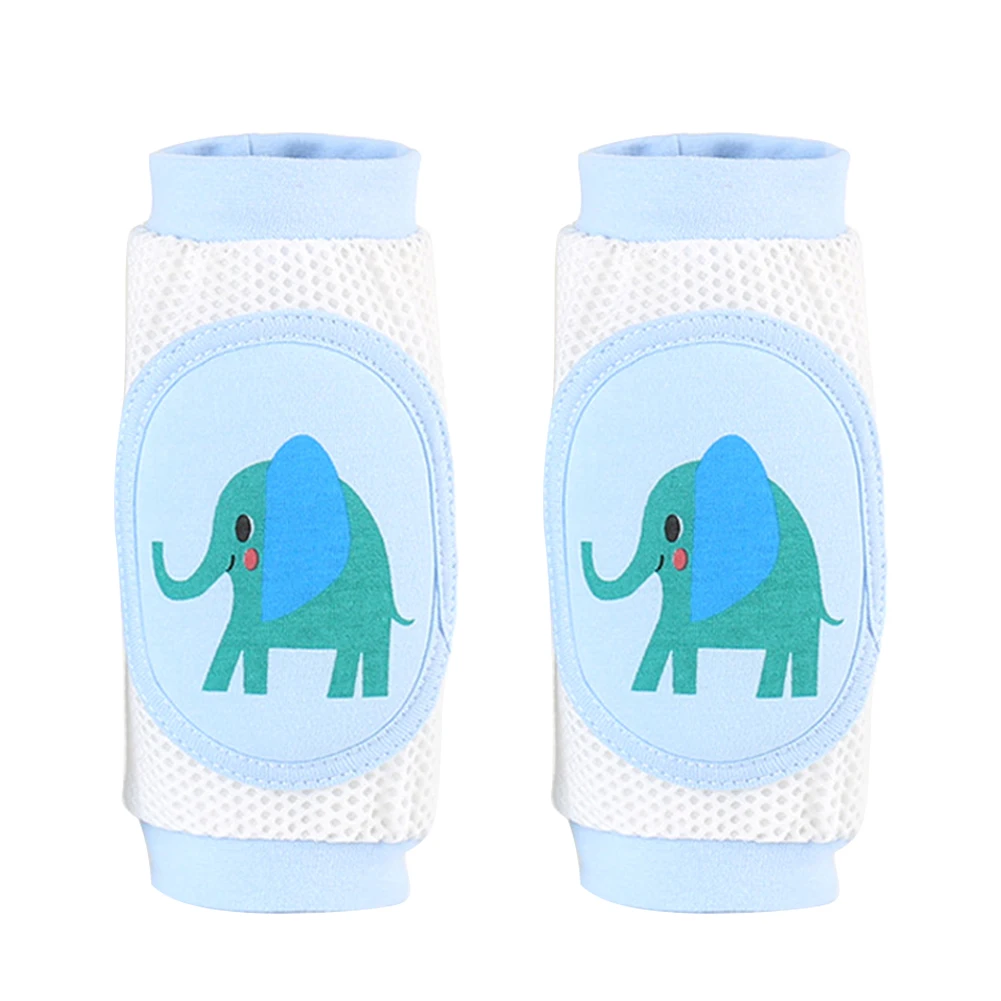 1 пара, детские защитные наколенники, носки для малышей, короткие наколенники, защита для ползающего ребенка BM88 - Цвет: Elephant
