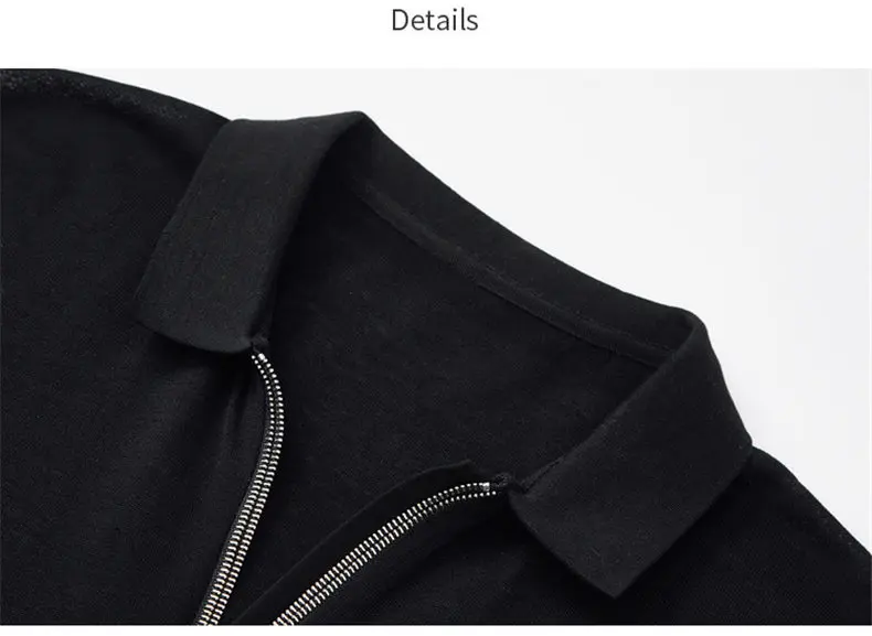 MuLS Luxury Mulberry Silk Polo Shirt Men Spring Knit Half Zipper Polos Shirt Male Quality Real Silk Long Sleeve Soft Comfortable 7
