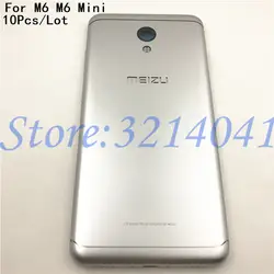 10 шт./лот 5,2 "для Meizu M6 m6 мини M711H M711Q металлическая батарея задняя крышка Запчасти для авто чехол + кнопки Камера объектив + боковые клавиши