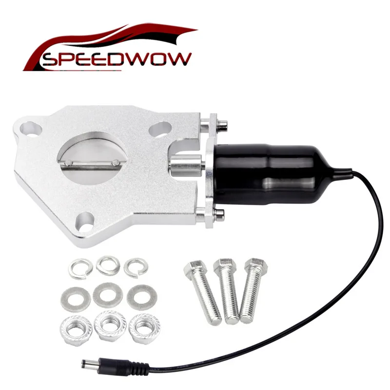 

SPEEDWOW 2 Inch Electric Exhaust Cutout Y-pipe Cut Out Valve Car Exhaust Modified Complete Installation Motor Kit