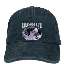 В стиле «хип-хоп» Бейсбол Шапки Для мужчин забавная шапка Для женщин классный с рисунком «маленькая русалочка» Урсула Haters Gonna Hate кепки C1