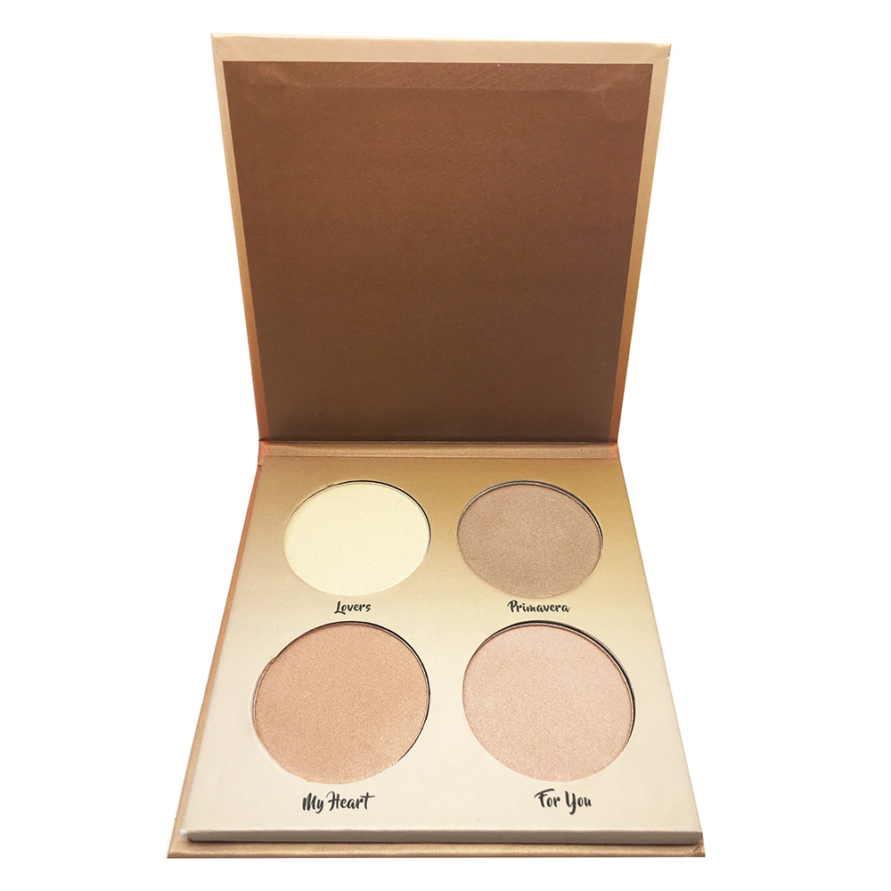 Aurelife iluminador maquiagem Bronzer& Highlighter Palette Contour Glow Kit Women Sexy Makeup Pallete