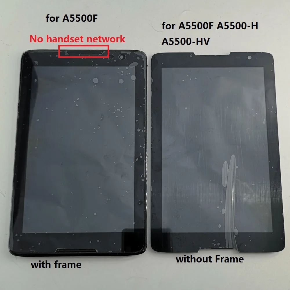 

8 inch For Lenovo IdeaTab A8-50 A5500 A5500F A5500H A5500HV LCD Display Monitor Touch Screen Digitizer Glass Assembly with frame