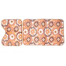 Коврик для ванной+ коврик для туалета, 2 шт., нескользящий коврик для ванной комнаты, для туалета, Huarache, воздушный, коралловый флис, коврик с эффектом памяти, на продажу