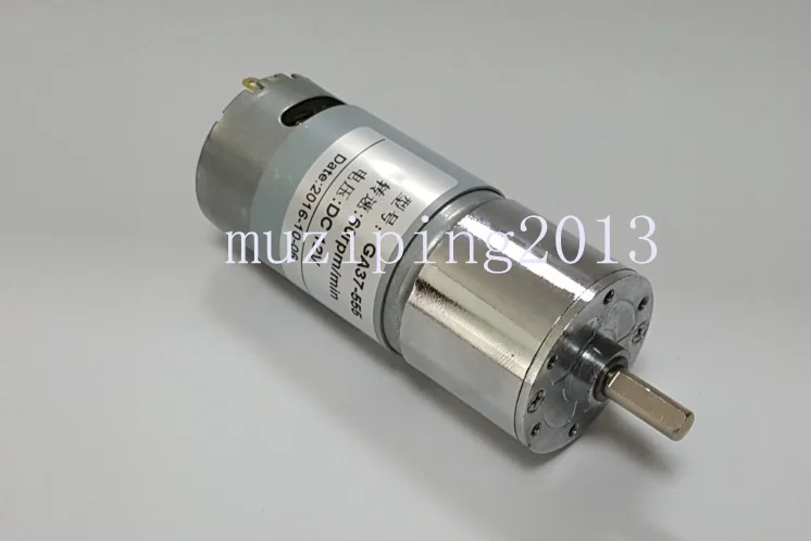 DC:GEAR motor/micro/12V/24V /15w/low speed/37mm/brush lzx dc gear motor double shaft turbine 12v 24v brush big torque lzx