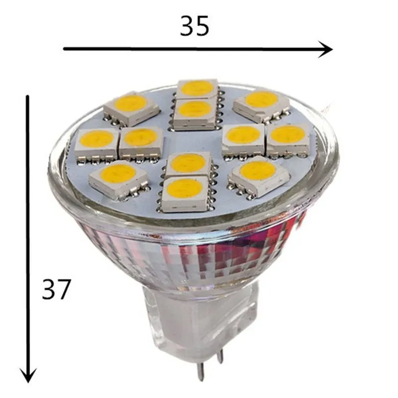 5X3 Вт MR11 светодио дный прожектор лампы 12 В DC мини-Кубок GU4 лампа 12 SMD5050 теплый белый заменить галогенные 20 Вт для домашнего освещения