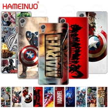 HAMEINUO с героями комиксов Марвел, чехлы с изображением супергероев чехол для телефона для sony xperia z2 z3 z4 z5 mini плюс aqua M4 M5 E4 E5 E6 C4 C5
