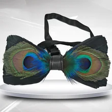 Перо Галстуки для Для мужчин Боути Британский самостоятельно галстук элегантный Для мужчин свадебные галстук-бабочка галстук воротник шеи галстук Cravate pour Homme