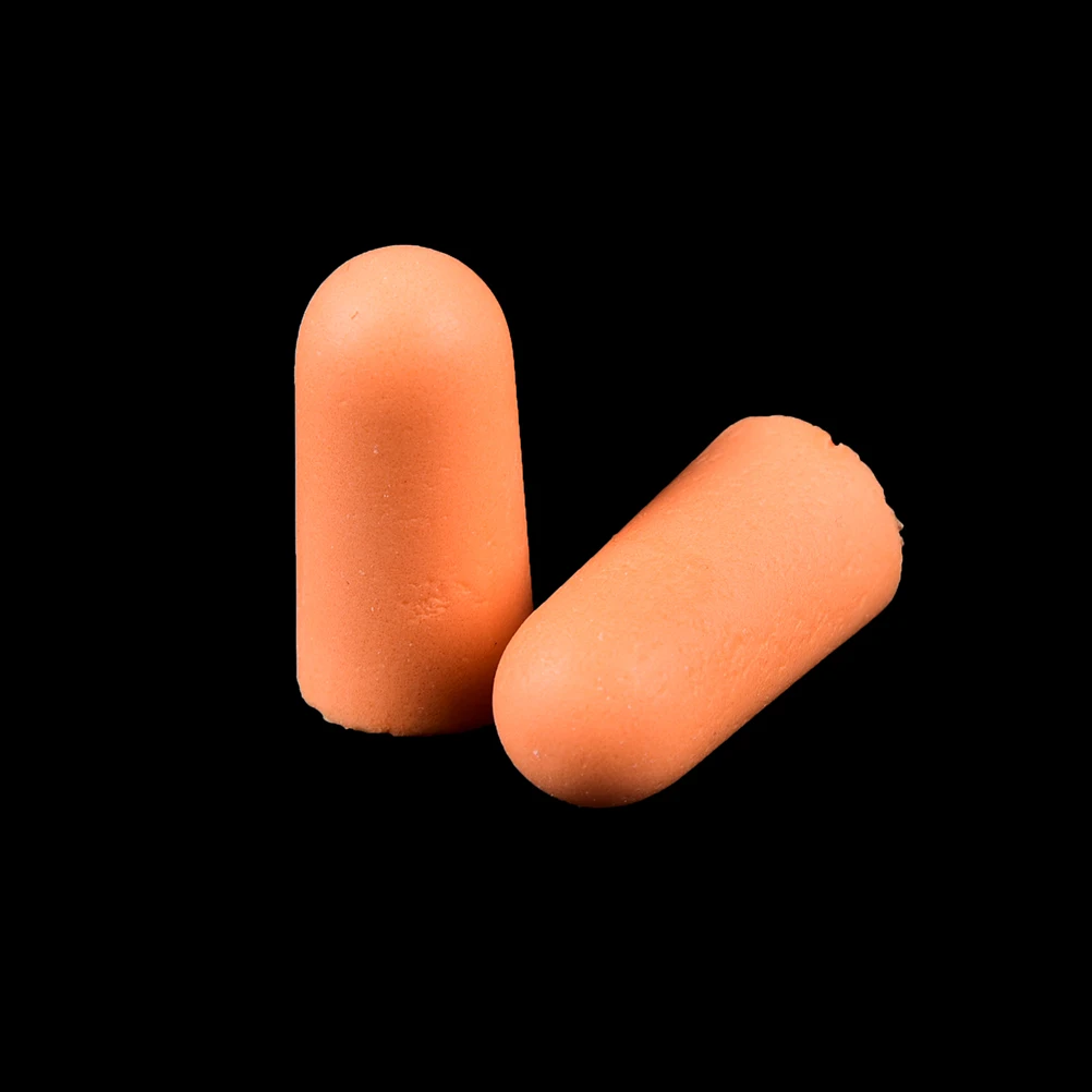 Tapones de oído suaves antiruido aislamiento de sonido tapones para los oídos tapones para dormir para reducción de ruido de viaje con funda de plástico