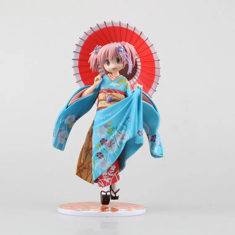 

New Retail 1/8 22CM Puella Magi Madoka Magica Kaname Madoka Maiko Ver PVC Action Figure Good Smile Toy