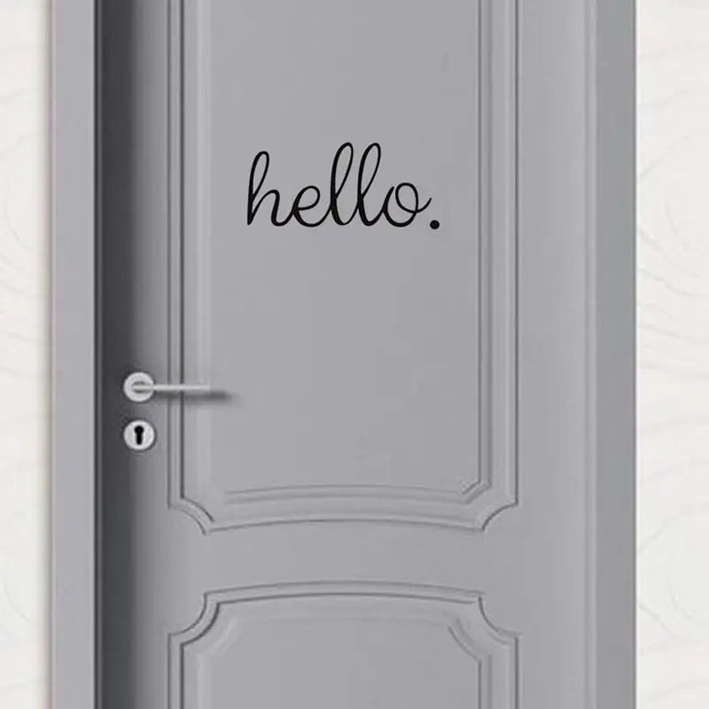 

Hello Quotes Wall Stickers Living Room Decor Art Mural For Kids Room Bedroom Decor Wall Decal Removable Wall Stickers Bedroom