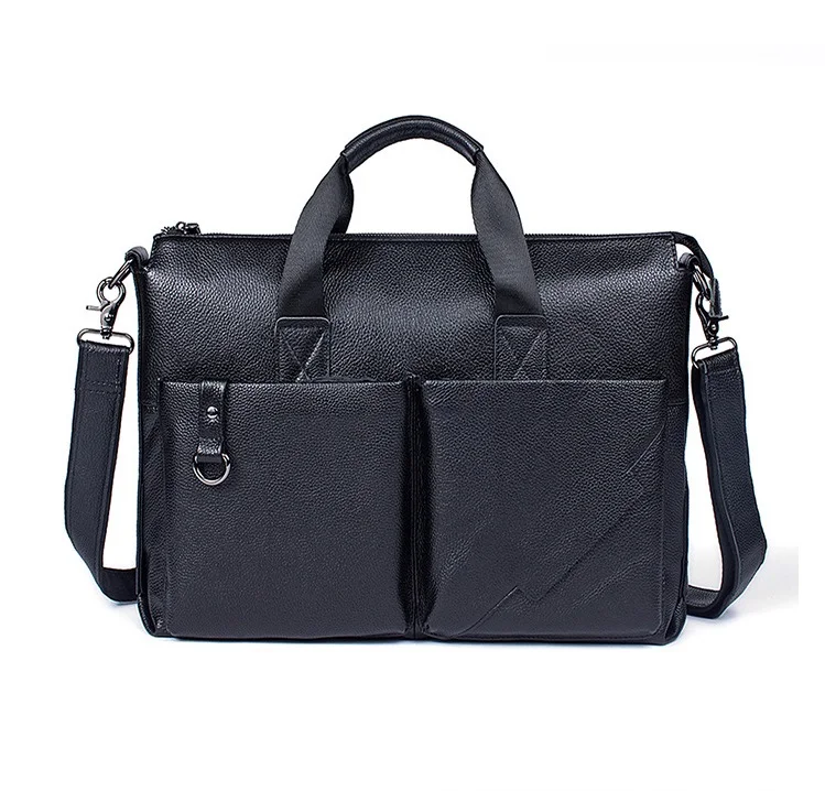 Uniego حقيقية جلد الرجال حقيبة الكتف عالية الجودة الرجال crossbody رسول حقائب يد HB144 الذكور