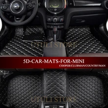 Кожаный Автомобильный Коврик для MINI Cooper clubman countryman paceman F54 F55 F56 F60 R55 R60