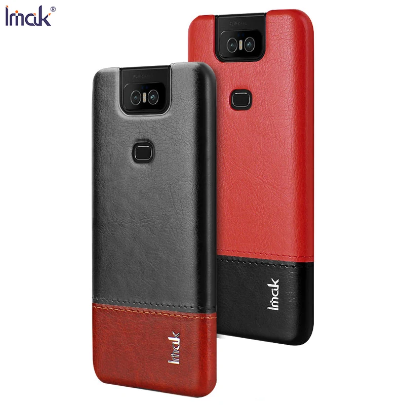 

For Asus Zenfone 6 ZS630KL Case Cover IMAK Vintage Case pu Leather PC Hard Cover Fitted Cases For Asus Zenfone 6 ZS630KL 6.4''