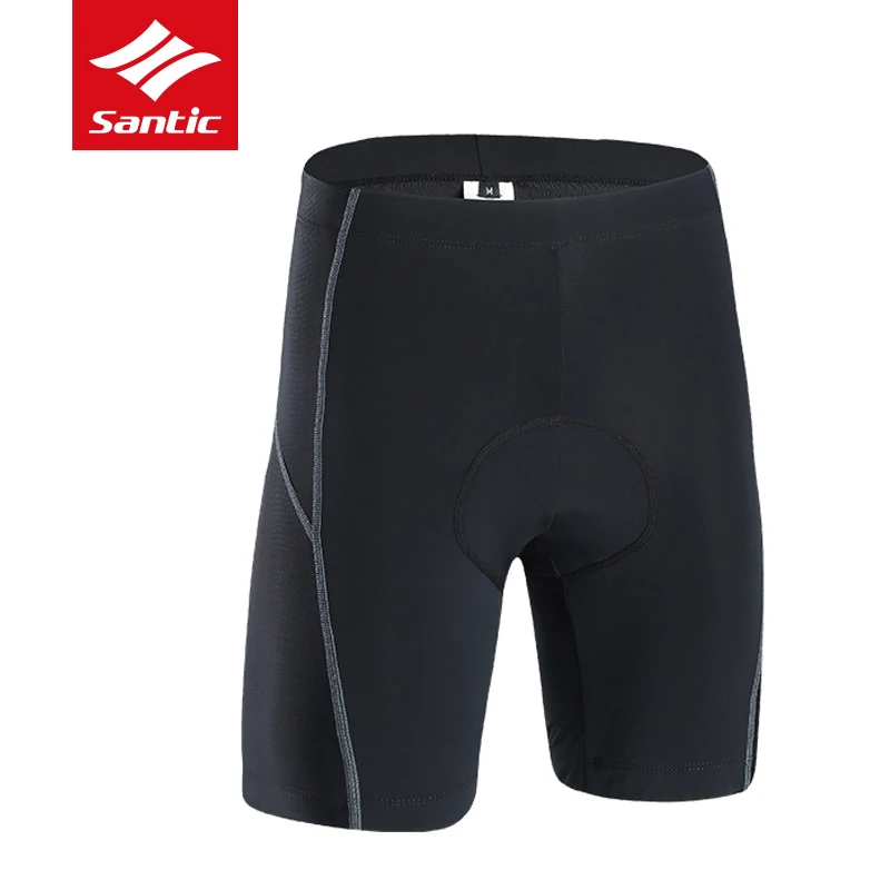 Новые Santic Мужские дышащие велосипедные шорты Coolmax 4D мягкие MTB шорты для езды на велосипеде летняя Противоударная одежда для велосипеда - Цвет: W7C05090