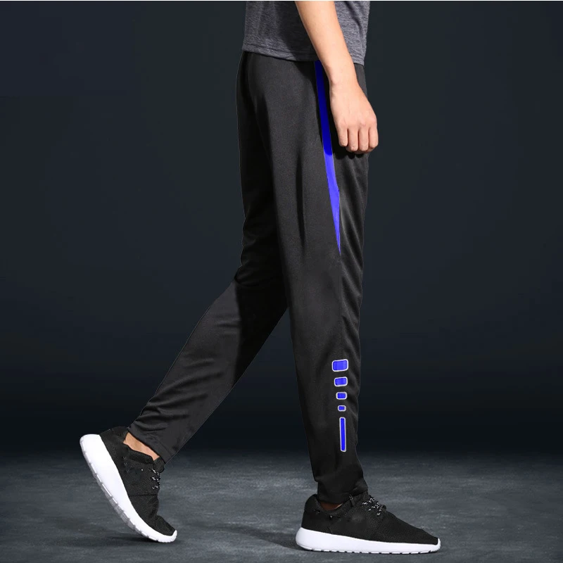 Sports soccer pant men's summer thin section running pants fitness training football pants quick-drying breathable loose casual