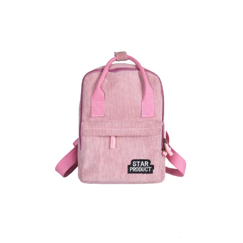 

Women Backpack 2017 New School Bags for Teenagers Girls Corduroy Backpack Schoolbag Young Preppy Style Softback Mochila Escolar