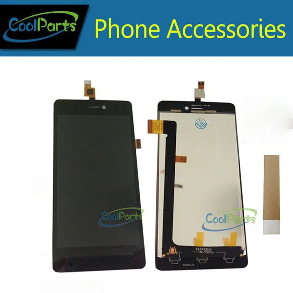 

1PC/Lot For Wiko Highway Signs LCD Display Screen+Touch Screen Digitizer Assembly Replacement Part With Tape Black Color
