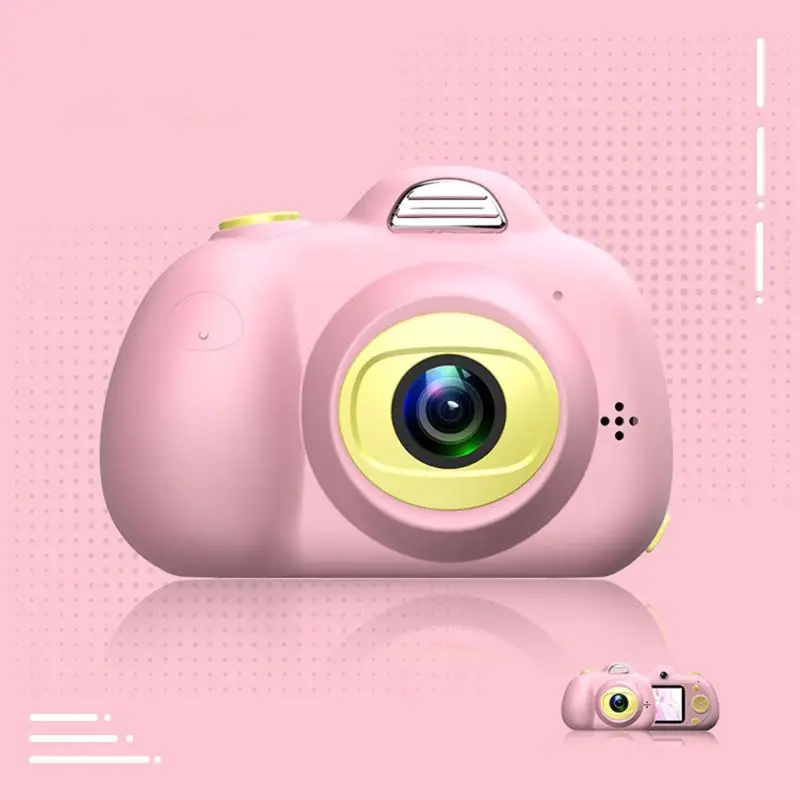 Детские игрушки для камеры подарки для От 4 до 8 лет девочек Противоударная камера для малышей и видеокамера с мягкой силиконовой оболочкой