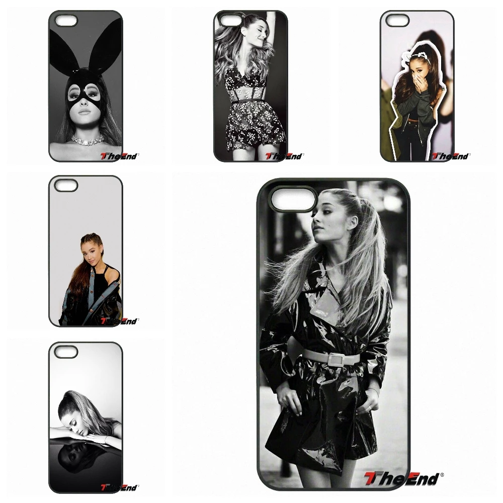 For iPhone X 4 4S 5 5C SE 6 6S 7 8 Plus Galaxy J5 J3 A5 A3 2016 S5 S7 S6 Edge ariana grande sexy music celebrity Art Phone Case | Мобильные