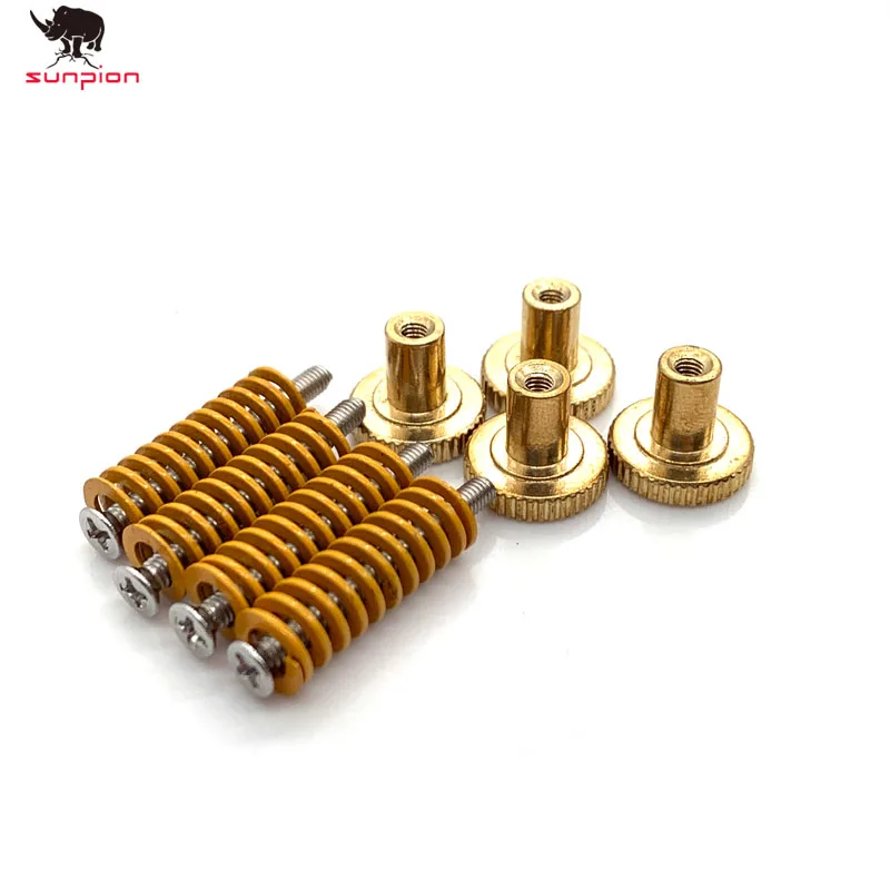 cheap 3d Printer Parts Ultimaker 2 Hot Bed Spring Leveling Kit M3*30 Screw amp;nut Leveling Spring Kit For Heated Bed Cr10 Ender 3 PrusaI3