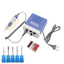 35 Вт Pro Электрический Фрезер для ногтей, сверлильный станок для пилки для маникюра, педикюра, финиш гель+ 5 шт. Керамика камень фрез для маникюра/педикюра Фрезер для маникюра и аксессуаров