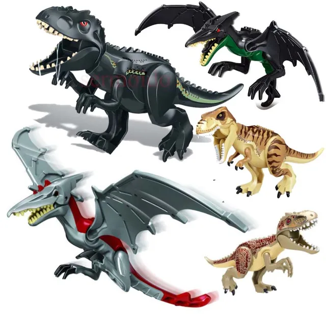 blocks world dinosaurs