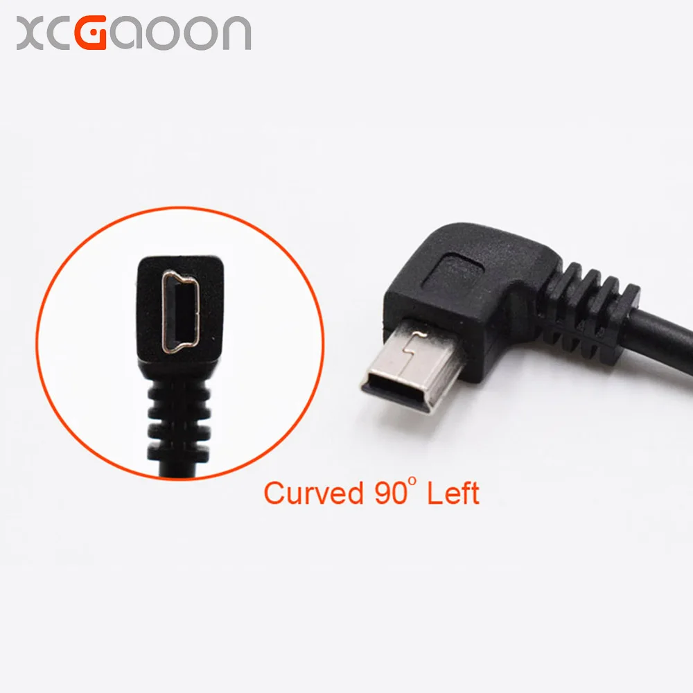 Изогнутый мини Переходник USB XCGaoon 3 5 метра для зарядки в машине В 2 А с usb портом