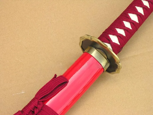 S0452 аниме HAKUOKI HAKUOUKI CHIKAGE KAZAMA SOUJI OKITA TACHI SWORD W/Красный ножной кард 41&quot|sword sword|sword