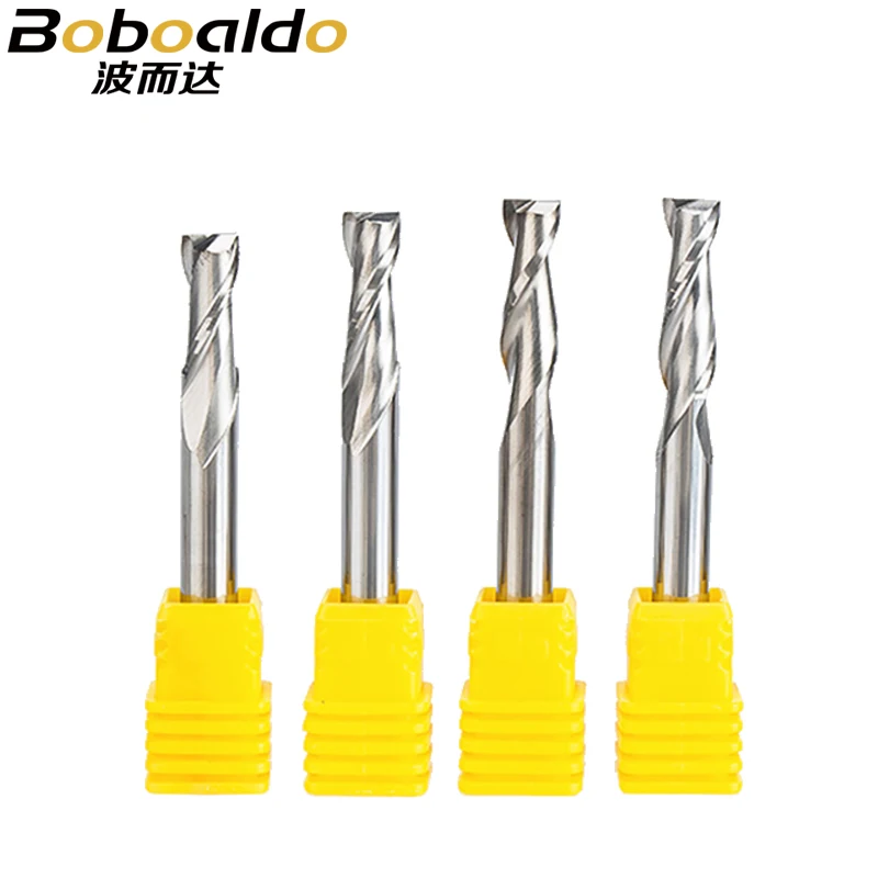 

1pc 6mm 2 Flutes Spiral with blade CEL 12-72mm Milling Cutter CNC End Mill router bit for wood carbide router tool