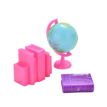 

3 Pcs Color Random Globe Book Study Toys for Barbie Dolls Lovely Kids Gifts