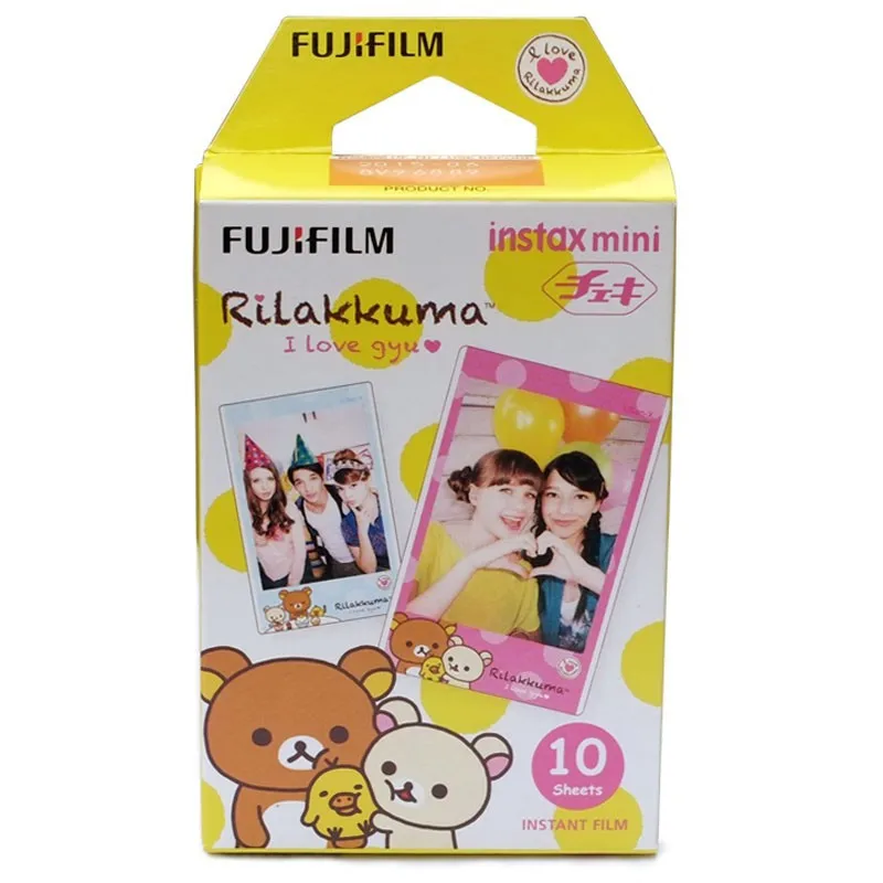 10 Fuji Плёнки Fuji Instax Мини Instant Цвет Плёнки для Fuji 7 7 s 8 10 20 25 50 s 50i SP1 DW 90(Rilakkuma