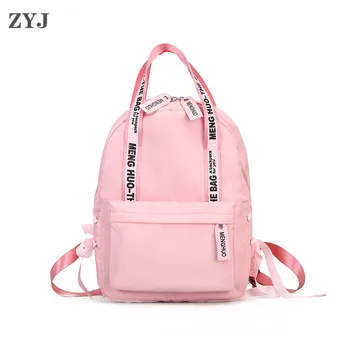 

ZYJ Preppy Style Women Shoulder Tote Bags Backpacks Bowknot Travel Girls Casual School Backpack Daypack Hand Bag Youth Mochila