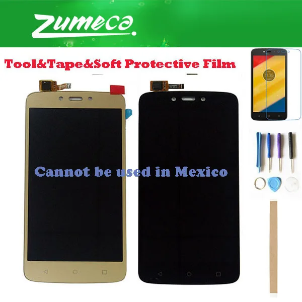 

High Quality For Motorola C Plus XT1721 XT1722 XT1723 XT1724 XT1725 Moto C Plus LCD Display+Touch Screen Digitizer With Kits