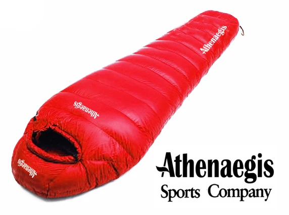 

Athenaegis 2500G white duck down filling can be spliced mummy ultra-light winter sleeping bag