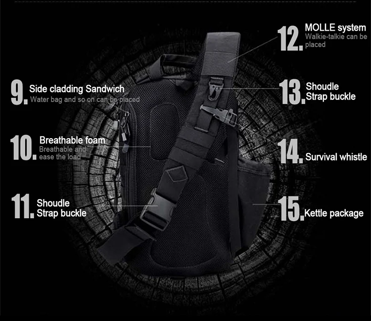 Esportes ao ar Mochila para Acampamento Bolsa de Ombro Duplo dos Homens Qualidade Superior Livre Tático Caminhadas Escalada Mochila 6 Cheap Mochilas escal.