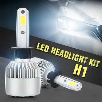 

Pack of 2 COB LED Auto Car Headlight 40W 10000LM All In One Car LED Headlights Bulb Fog Light White 6000K Head Lamp Bulb