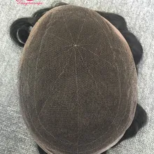 Tsingtaowigs, хорошие волосы, немецкий кружевной парик, натуральные волосы, Прочный парик для мужчин, замена волос, мужской парик