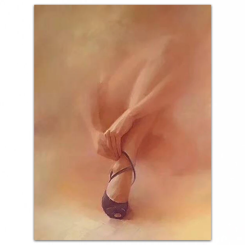 

DONGMEI OILPAINTING hand painted oil painting High-grade original figure Modern impression the human body painting DM18041611