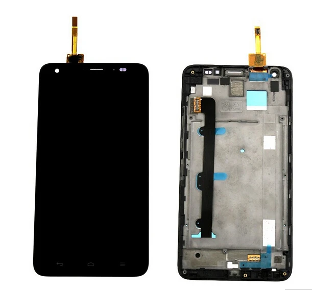 100 Original Lcd Display Touch Screen Digitizer Assembly Frame For Huawei Honor 3x G750 Freeshipping