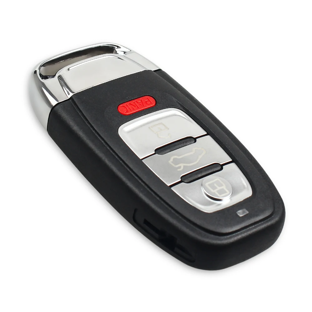 KEYYOU 3+ 1 кнопка для Audi A3 A4 A5 A6 A8 Quattro Q5 Q7 брелок умный дистанционный ключ 315 МГц ID46 чип FCC ID: IYZFBSB802 2009