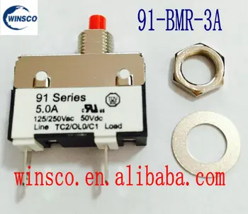 

91-BMR-3A 100% NEW KUOYUH 3A CIRCUIT BREAKER 91 SERIES 3A 20PCS/LOT