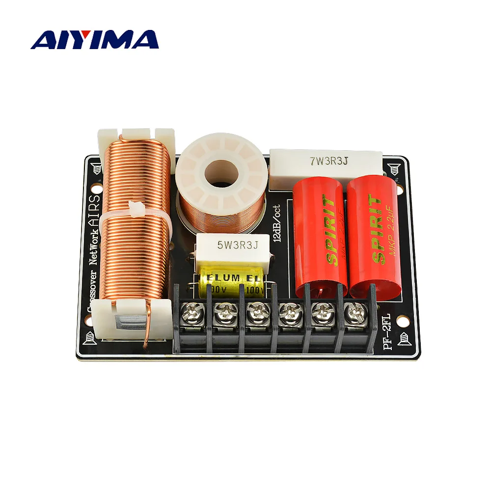 AIYIMA Active Speakers Frequency Divider Filter Tweeter Subwoofer 200W 2Way Crossover Audio Board For Speaker Parts Sound System